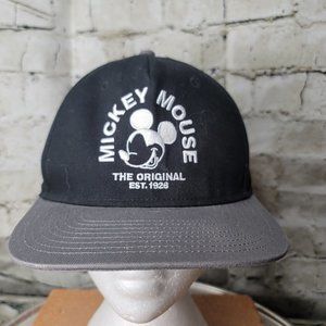 Neff Mickey Mouse Black Snap Back Disney Adjustable Ball Cap Trucker Hat